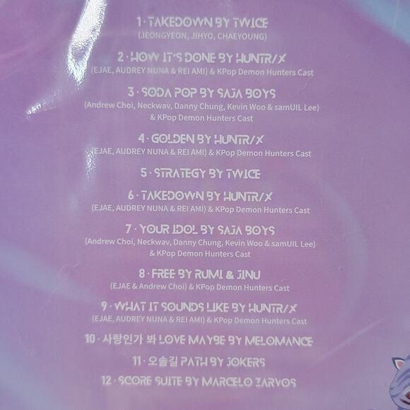 CD K-Pop Demon Hunters - From Netflix Film NEW/SEALED - Picture 3 of 3